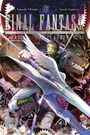 "FINAL FANTASY LOST STRANGER", oben dominierend. Zentraler Charakter mit Schwert und Flügeln, energische Pose.