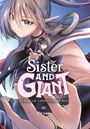 „Sister and Giant“, „A Young Lady Is Reborn in Another World“. Eine Illustration mit zwei weiblichen Figuren, eine mit spitzen Ohren.