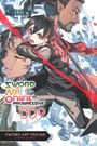 "Sword Art Online Progressive 009". Drei Figuren in actionreicher Pose, energisch, mit stilisierten Wassereffekten.