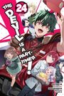 „The Devil is a Part-Timer! 24 Final“. Bunte Anime-Charaktere; ein grünhaariger Junge in Uniform hebt die Mütze.