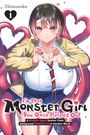 Okinosuke, Band 1. "I'm That Monster Girl You Once Helped Out". Mädchen mit Tentakeln formt Herz mit Händen.