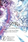 "Re:Zero -Starting Life in Another World- Chapter 5: The City of Water and the Ode on Heroes." Illustration zweier Figuren in Aktion.