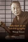 "Attempt at an Autobiography" von Watsuji Tetsurō. Ein älterer Mann in traditioneller Kleidung in einem japanischen Raum.