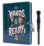Insights: Harry Potter: Wands at the Ready Lock & Key Diary, Buch