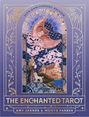 "35th Anniversary Edition. The Enchanted Tarot. Amy Zerner & Monte Farber." Illustration mit Mond, Schloss und einem Hund.