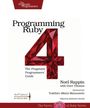 "Programming Ruby 4: The Pragmatic Programmers' Guide" von Noel Rappin, Vorwort von Yukihiro Matsumoto, rote Edelstein-4.