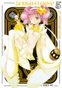 "SHUGO CHARA! 5 20th ANNIVERSARY EDITION PEACH-PIT" steht oben. Ein Mädchen mit rosa Haaren und gelb-weißer Kleidung.
