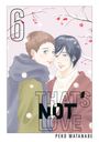 „6“, „THAT'S NOT LOVE“, „PEKO WATANABE“. Zwei Personen lächeln, eine trägt einen Schal. Schneeflocken und Zweige im Hintergrund.