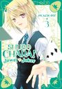 „SHUGO CHARA! Jewel Joker“, „PEACH-PIT 3“. Illustration eines Jungen mit blonden Haaren und violetten Augen.