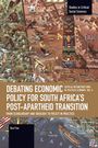 Titel: "Debating Economic Policy for South Africa's Post-Apartheid Transition" von Ben Fine. Hintergrund: farbenfrohe Landkarte.