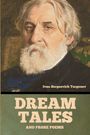 Oben: "Ivan Sergeevich Turgenev". Unten: "DREAM TALES AND PROSE POEMS". Gemälde eines älteren Mannes mit weißem Bart.