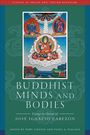 Text: "Buddhist Minds and Bodies: Essays in Honor of José Ignacio Cabezón."

Illustration: Buddhistische Figuren auf Wolken, in farbenfrohem Stil.