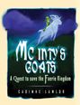 "McInty's Coats: A Quest to Save the Fairy Kingdom" von Caoimhe Lawlor. Illustration: Kind in Grün auf einem leuchtenden Ziegenbock.