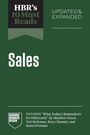 Text: "HBR's 10 Must Reads. Updated & Expanded. Sales. Featuring 'What Today's Rainmakers Do Differently' by Matthew Dixon, Ted McKenna, Rory Channer, and Karen Freeman." 
Ein schlichtes, grünes Buchcover.