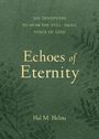 Titel: "Echoes of Eternity". Autor: Hal M. Helms. Grüner Hintergrund mit filigranen Pflanzenmustern.