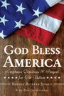 "God Bless America" und "Scriptures, Devotions & Prayers for Our Nation". Eine teils gefaltete amerikanische Flagge.