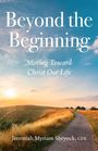„Beyond the Beginning: Moving Toward Christ Our Life“ von Jeremiah Myriam Shryock. Weg durch Wiesen bei Sonnenuntergang.