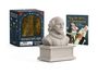 "Shakespeare Talking Bust", illustriertes Buch, Skulptur mit "William Shakespeare". Rechteckige Verpackung mit floralen Motiven.