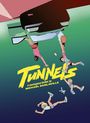 "Tunnels", ein mechanischer Thriller von Michaël Sanlaville. Menschen fallen aus einem umgestürzten Auto, dramatische Szene.