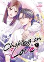 „Choking on Love“, Vol. 5, Story & Art by Keiko Iwashita. Zwei stilisierte Figuren lächeln mit sanften Farben.