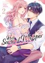 „His Sensual Whisper: The Voice That Sets Me On Fire“. Illustration eines Paares, eng umschlungen.