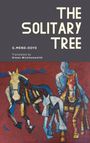"The Solitary Tree" von G. Mend-Ooyo, übersetzt von Simon Wickhamsmith. Illustration mit abstrakten Pferden auf rotem Hintergrund.