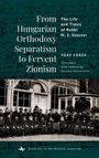 „From Hungarian Orthodoxy Separatism to Fervent Zionism“. Eine Gruppe Männer in traditioneller Kleidung vor einem Gebäude.