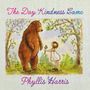 "The Day Kindness Came, Phyllis Harris" zeigt einen Bären, der ein Mädchen betrachtet. Sie bietet ihm Blumen an.