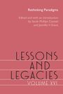 Rethinking Paradigms. Edited by Sarah Phillips Casteel, Jennifer V. Evans. "LESSONS AND LEGACIES VOLUME XVI" auf rotem Hintergrund.