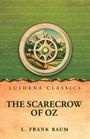 "Lushena Classics", "The Scarecrow of Oz", "L. Frank Baum". Illustration eines Kompasses vor grüner Landschaft.
