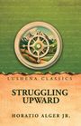 "Lushena Classics: Struggling Upward, Horatio Alger Jr." zeigt ein Kompassmotiv vor Bergen und Landschaft.