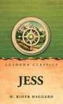 "JESS" von H. Rider Haggard, "Lushena Classics". Illustration eines Kompasses mit Berglandschaft im Inneren.