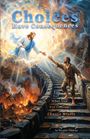 "Choices Have Consequences. You Get What You Got Coming. Choose Wisely." Illustration: Jesus reicht einem Mann auf einer Treppe die Hand.