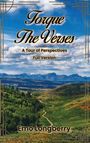 Text: "Torque The Verses: A Tour of Perspectives. Full Version. Emo Longberry." Landschaft mit Hügeln, Pfad und Bergen.