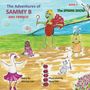 "The Adventures of Sammy B and Friends. The Spring Show. Buch 3. Bunte Szenen mit singenden Tieren und einer Person im Freien."