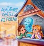 "The Adventures of Lyra, Eli, and AI Friend" steht groß. Zwei Kinder betrachten ein holografisches Wesen.