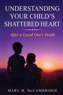 „Understanding Your Child’s Shattered Heart: After a Loved One's Death“, Autor: Mary M. McCambridge. Silhouette zweier Kinder im Sonnenuntergang.