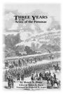 "Three Years in the Army of the Potomac" von Henry N. Blake. Zeichnung eines großen Heeres im Kampf, viele Soldaten und Pferde.