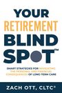 "YOUR RETIREMENT BLIND SPOT" in großen Buchstaben, darunter strategische Ratschläge für die Pflegeplanung von Zach Ott.