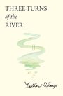 „THREE TURNS of the RIVER“ steht über einem geschwungenen grünen Fluss. Unten steht „Esther Sharp“.