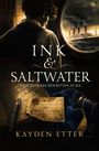 „Ink & Saltwater: Some Lives Are Rewritten at Sea“ von Kayden Etter. Ein Mann schaut aus einem Bullauge, draußen die Titanic.