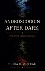 Text: "Androscoggin After Dark: The River Series Omnibus" von Erica R. Buteau. Dunkle Wasseroberfläche mit Reflexionen.