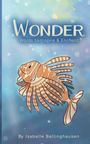 „Wonder: Words to Inspire & Enchant“ von Isabelle Bellinghausen. Illustration eines Fisches auf blauem Hintergrund.
