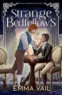 "Strange Bedfellows" von Emma Vail. Zwei Männer spielen Schach, einfühlsame Geste beim Blickkontakt. Historische Kleidung.
