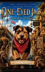 Titel: "ONE-EYED JACK: THE RAT TERROR". Ein Hund mit Augenklappe, umgeben von Ratten und Menschen in einer Hafenstadt.