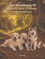 „The Adventures Of Massy And Friends: The Map Beneath the Oak“ von Jack Irish. Vier Hunde sitzen unter einem großen Baum.