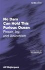 Titel: "No Dam Can Hold This Furious Ocean". Autor: Alf Bojórquez. Hintergrund: lila, wellenartig.