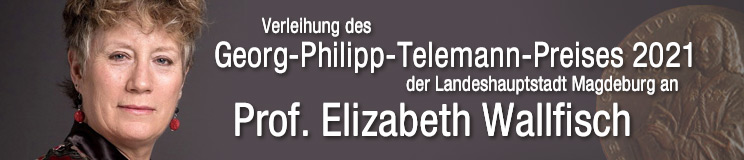 Telemann-Preis 2021 für Prof. Elizabeth Wallfisch